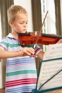 Boy Playing Violin